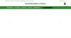 Desktop Screenshot of distribuidoralitoral.com